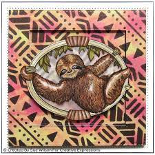 Sue Wilson Craft Die Safari Collection Sloth (CED1313)
