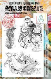 Aal & create  clear stamp t sea life