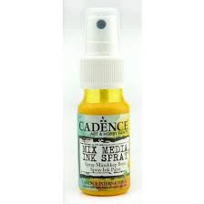 Cadence geel mix media ink spray