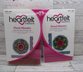 Heartfelt Creations Floral Mosaics bundel kopen – stempel & snijmal set met 10% korting voor moderne bloemenkaarten