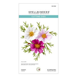 Spellbinders Cosmos Snijmallen – Maak een levendige 3D cosmosbloem van papier