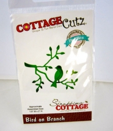 Cottage Cutz Die bird on branch