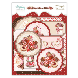 minty papers  paper elements  chocolade kiss 27 stuks