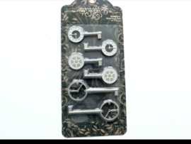 Graphic 45 Metal Clock Keys Shabby Chic (4501294)