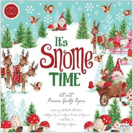 Craft Consortium paper pad it's snome  time 12x12"