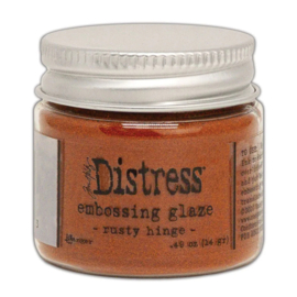 ranger distress embossing glaze rusty hinge