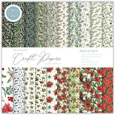 Craft Consortium paper pad festive flora 6x6"