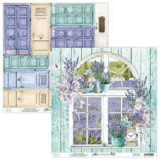 Mintay papers  paper pad   lavender farm 12 x 12"