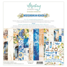mintay paper pad mediterranean heaven 12x12"
