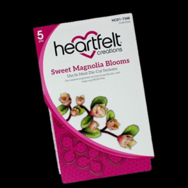 Heartfelt Creations Sweet Magnolia Blooms snijmal kopen – voor stijlvolle bloemenkaarten en lentetafereeltjes