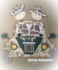 Dutch Doobadoo stencil giraf