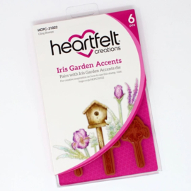 Heartfelt Creations Iris Garden Accents bundel kopen – stempel + snijmal met 10% korting