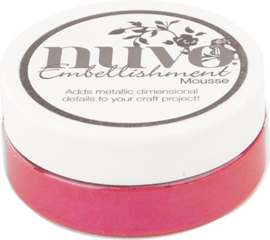 Nuvo Embellishment Mousse French Rose – Romantisch roze met parelmoerglans