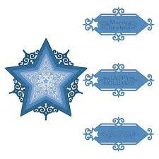 Heartfelt Creations Holiday Star snijmal kopen – sierlijke gelaagde kerstster voor kaarten en decoraties