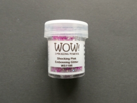 WOW embossing powder shocking pink WS 119R