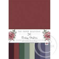 the paper boutique  timeless Christmas colour cardstock