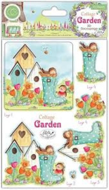 cottage garden 3 D decoupage