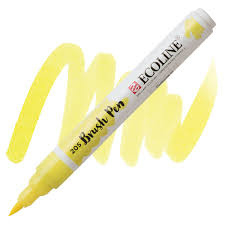 Talens Ecoline Brush pen lemon yellow 205