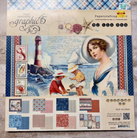 Graphic 45 -by the sea 8x8 collection pack
