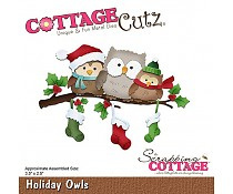 Cottage Cutz Die holiday owls