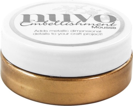 Nuvo Embellishment Mousse Cosmic Brown – Diepbruin met rijke metallic glans