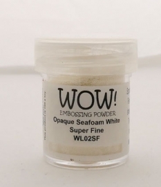 WOW embossing powder Opaque seafoam White WL02SF