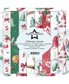 Paper Favourites paper pack Christmas Gnome 6x6 Inch