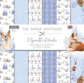 a sprinkle of winter decorative papers