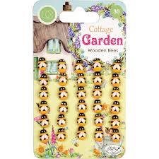 cottage garden wooden bees