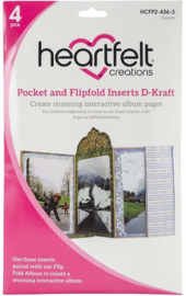 Heartfelt Creations Pocket and Flipfold Inserts D Kraft kopen – stevige kraft flappen & pockets voor interactieve albums