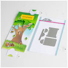 Heffy Doodle die cut mini double slider