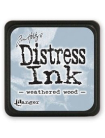 Ranger Distress Mini Ink Pad Weathered Wood