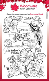 woodware clear stamp viola