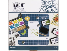 Make Art Stay-tion – Magnetische werkmat voor stencils en inkten