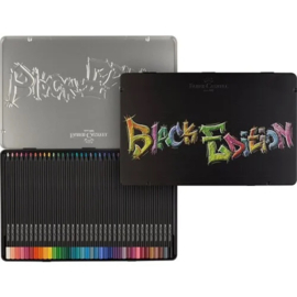 Faber-Castell Black Edition 36 stuks – stijlvol kleuren met zachte kern