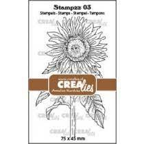 Crealies stampzz 03 sunflower