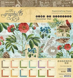 Graphic 45 -" time to flourish 8x8" collection pack