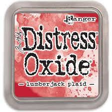 ranger distress oxide ink pad lumberjack plaid