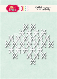 ❄️ Snowy Background – Achtergrond snijmal sneeuw van Craft & You