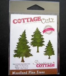 Cottage Cutz die  woodland pine trees  CCE-085