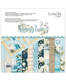 Lemon craft  paper pad sunny love paper pad 8x8"