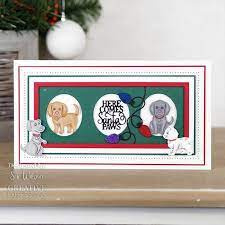 Sue Wilson Craft Die Festive Collection Santa Paws (CED3223