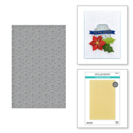 Spellbinders embossing folder Monoline Stars