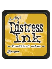 Ranger Distress Mini Ink Pad Fossilized Amber (TDP46783)