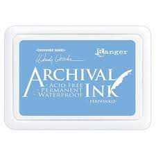 Ranger archival ink pad periwinkle