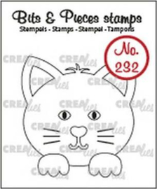Crealies Cat Stempel kopen – Stampzz No. 232 met bijpassende snijmal
