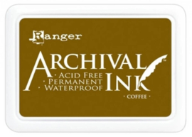 Ranger Archival stempel inkt coffee