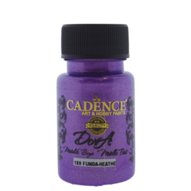 Cadence Dora Metallic Acrylverf – Heather met romantische glans