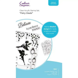 Fairy Glade stempelset – magische acryl stempels voor sprookjesprojecten