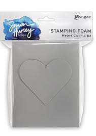 Simon Hurley stamping foam heart
